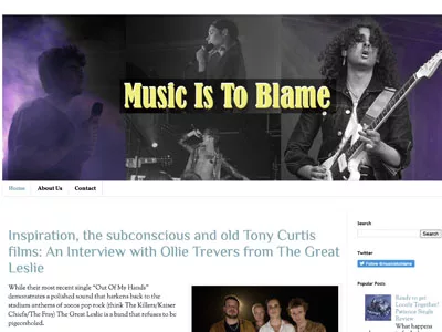 Music Is To Blame